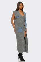 Urban Edge Knit Dress