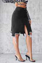 WOMEN FASHION DENIM SKIRT