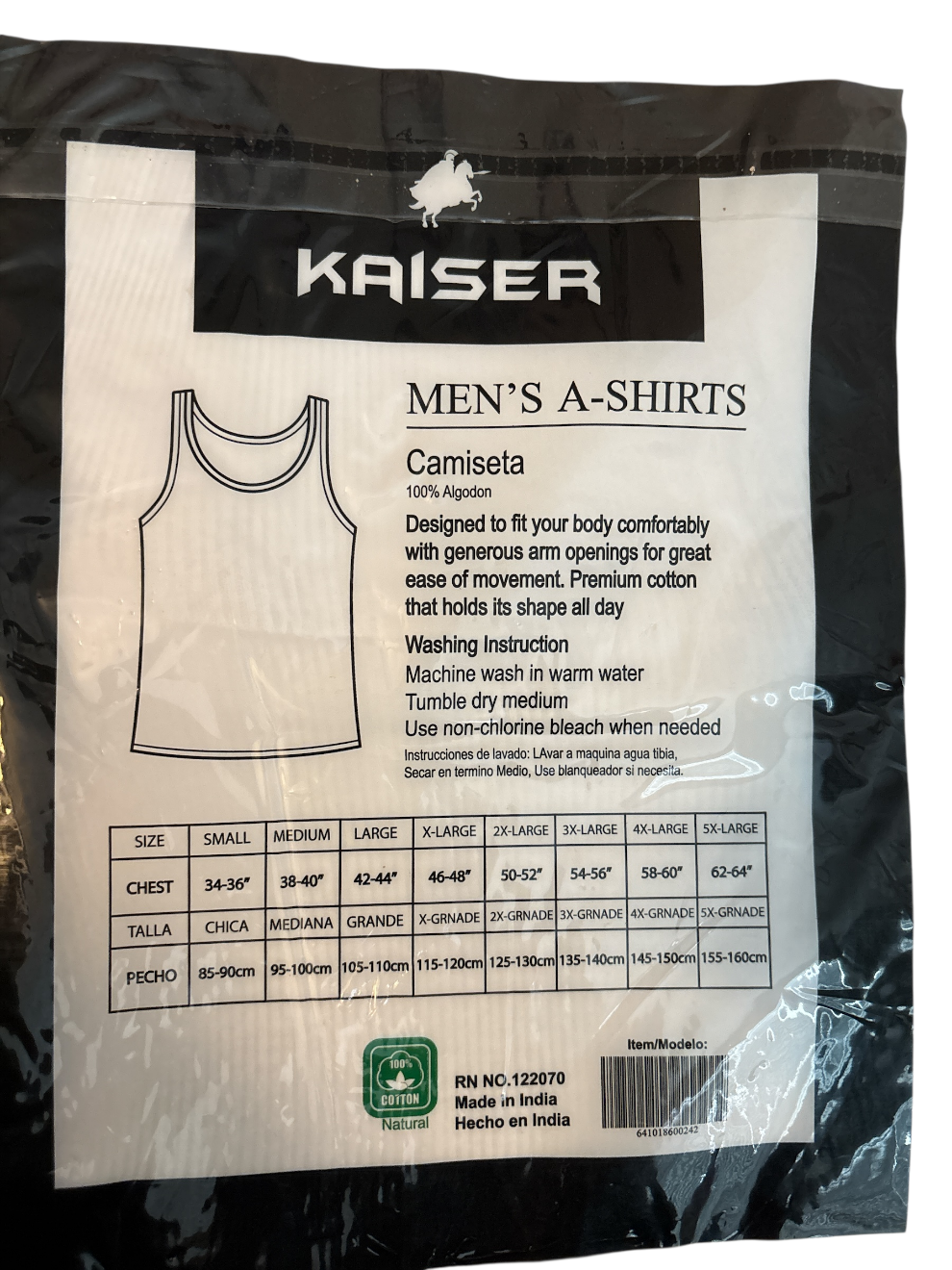 Kaiser Mèns A-Shirt: Classic Comfort, Modern Style
