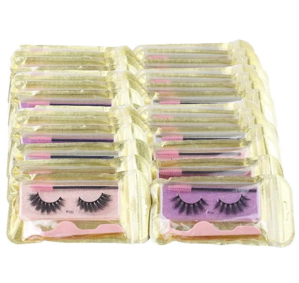 Geometric Faux Lashes: Define Your Gaze with Modern Artistry