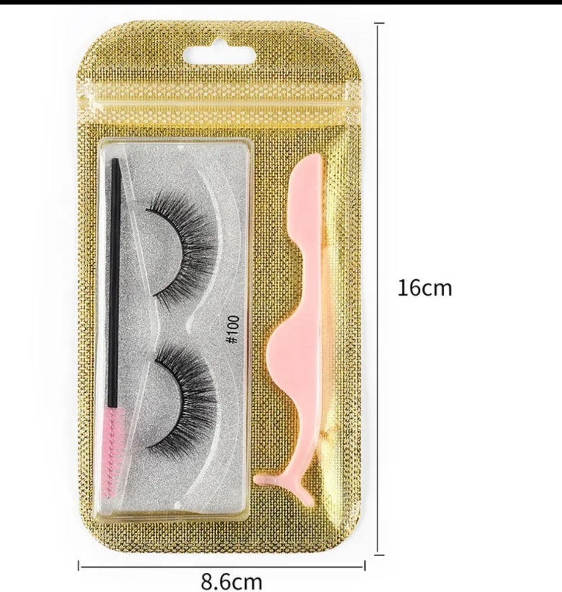Geometric Faux Lashes: Define Your Gaze with Modern Artistry