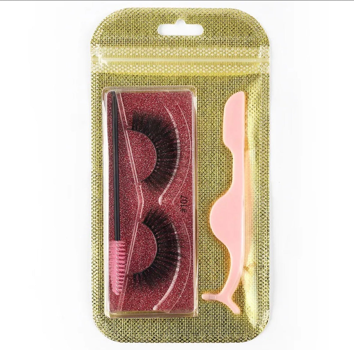 Geometric Faux Lashes: Define Your Gaze with Modern Artistry