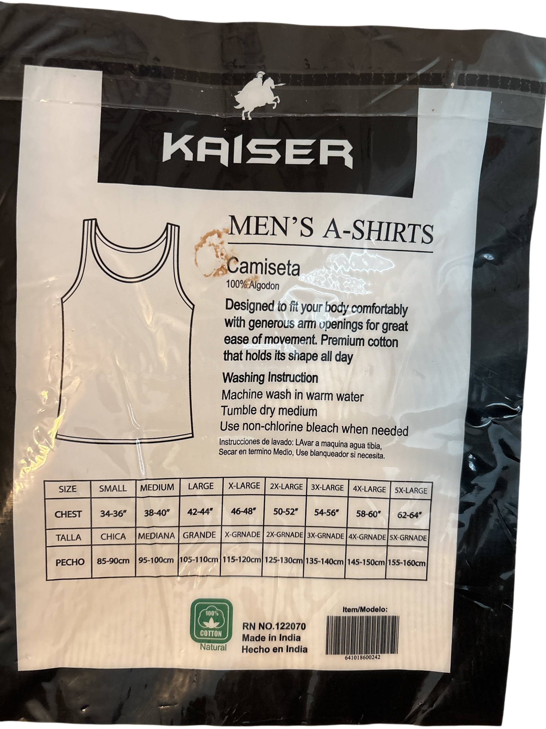 Kaiser Mèns A-Shirt: Classic Comfort, Modern Style