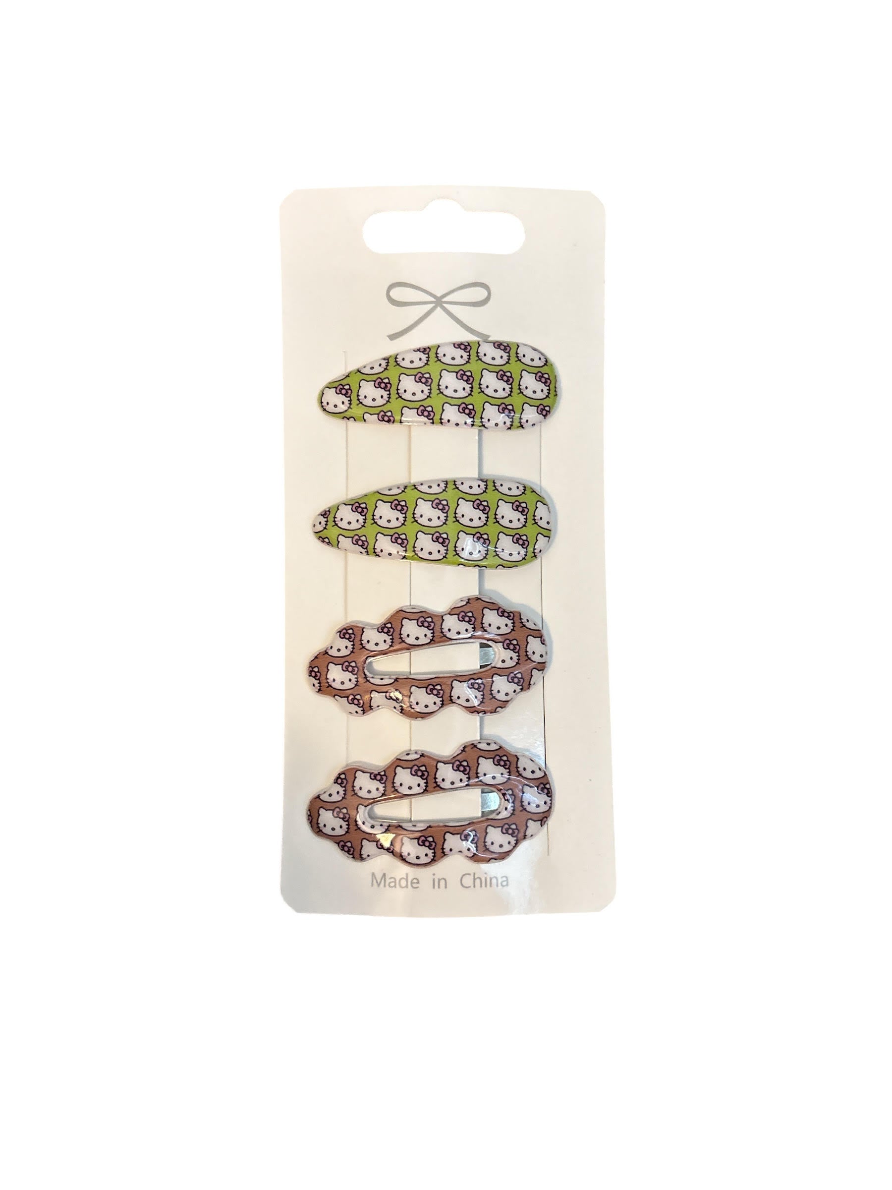 Hello Kitty Snap Hair Clip Set