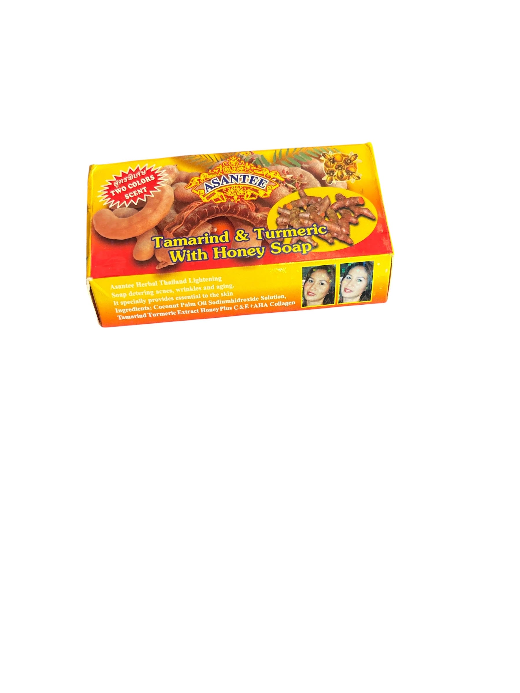 ASANTEE Tamarind and Turmeric with Honey Cleansing Soap