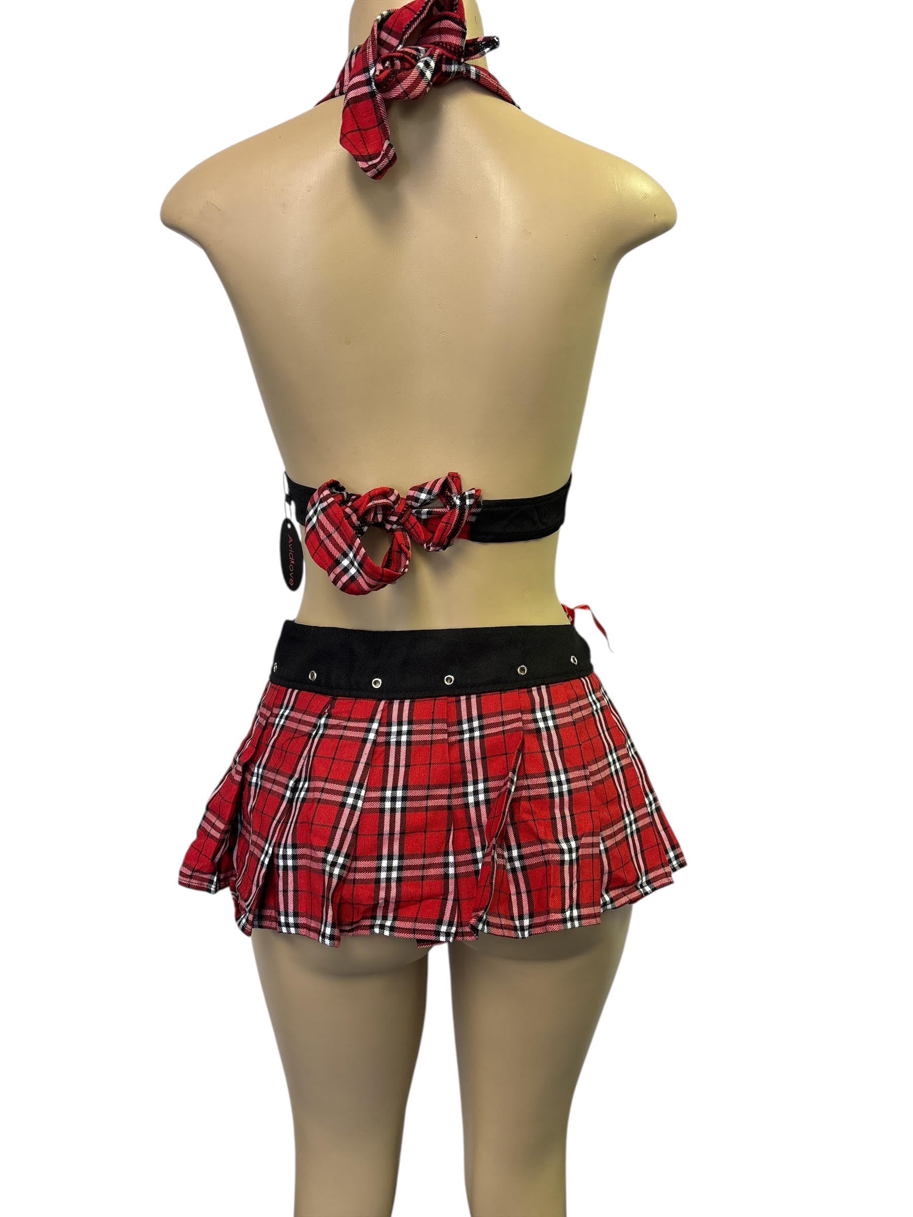 Women Halloween Sexy Lingerie Student Dress Cosplay Uniform Set Nightwear US