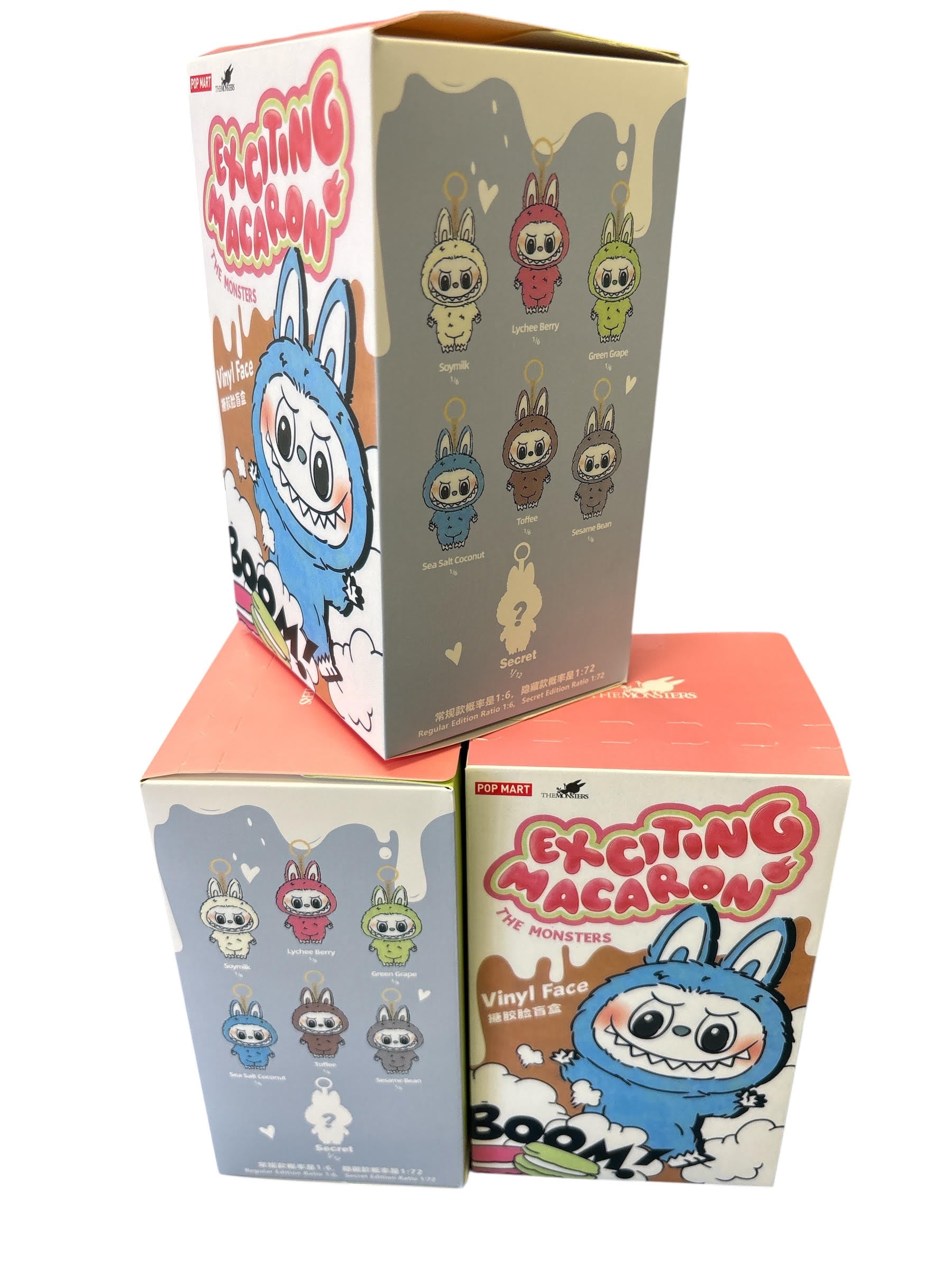 POP MART Labubu The Monsters Macaron Vinyl Plush Blind Box - Authentic Collectible