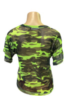 Neon Camouflage Mesh T-shirt or Performance Shirt