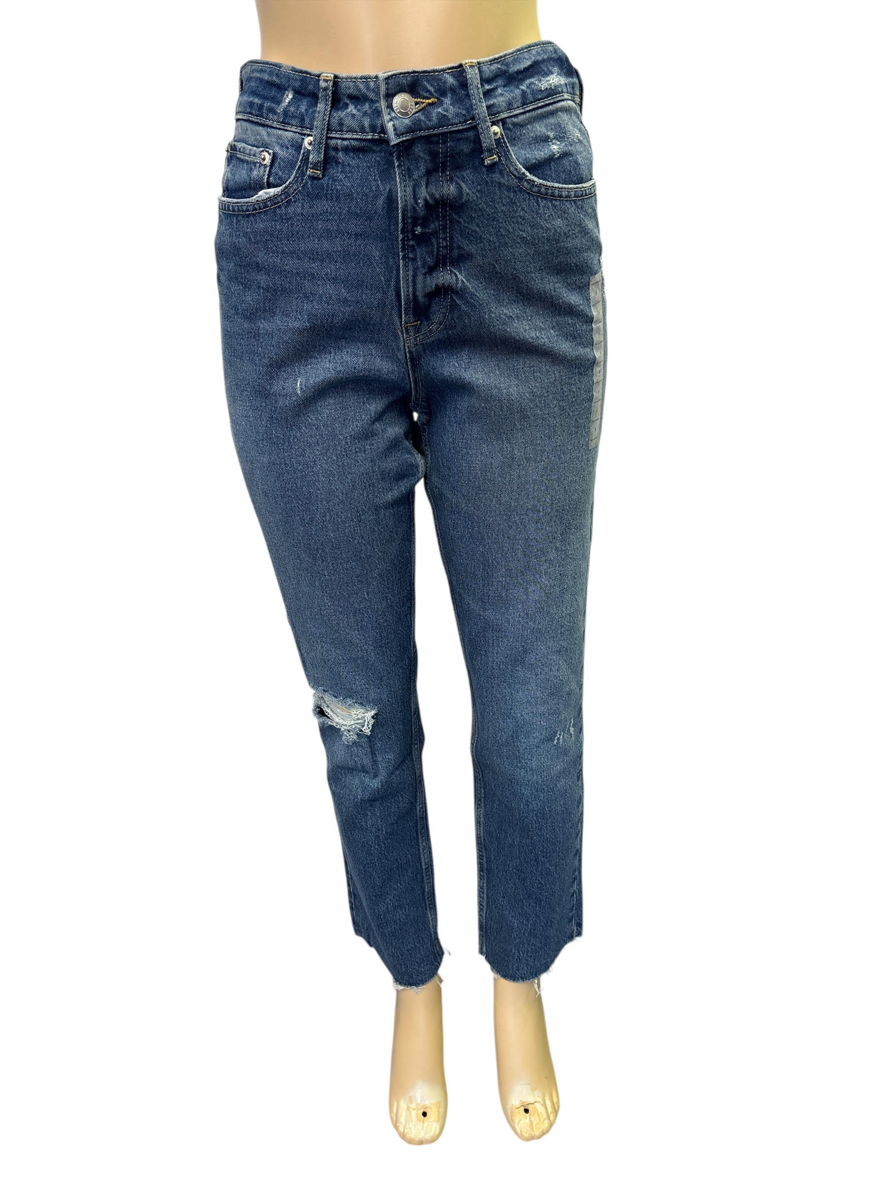 Super High-Rise Straight Jeans