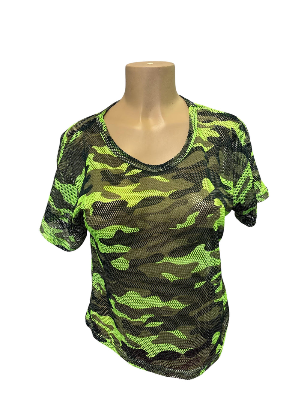 Neon Camouflage Mesh T-shirt or Performance Shirt