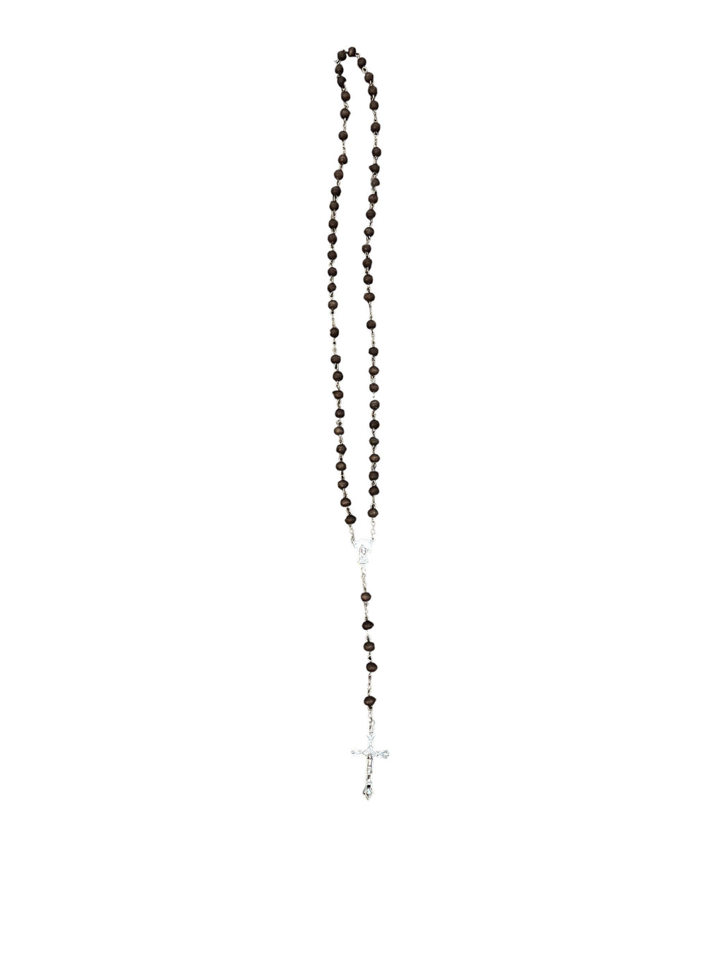 Red Rosary Beads Necklace