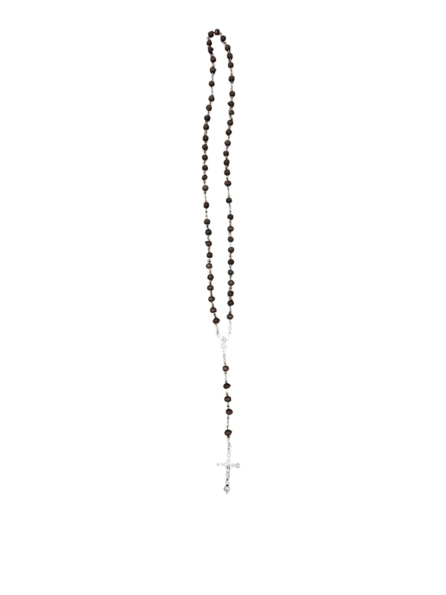 Red Rosary Beads Necklace