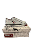 Peanuts® Snoopy White Canvas Lace-Up Children's Shoes